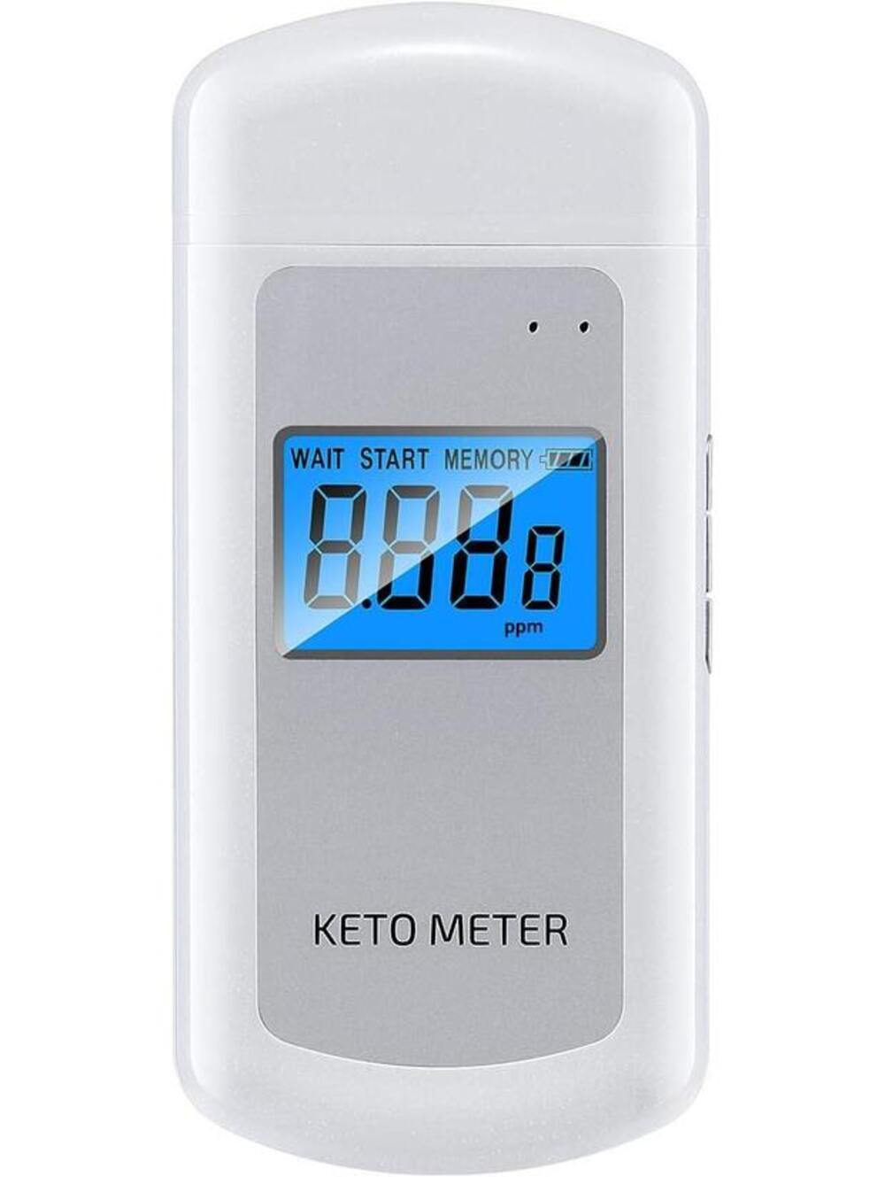 Ketone Breath Analyzer - Rechargeable Digital Ketone Meter with 10 Mouthpieces